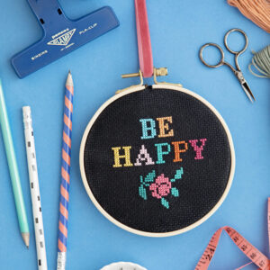 Kit Cross stitch – Be happy