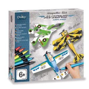 Set creativ pentru copii – machete “Avioane” Crea Lign’